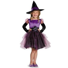 Purple TuTu Witch Toddler Costume Size 2T