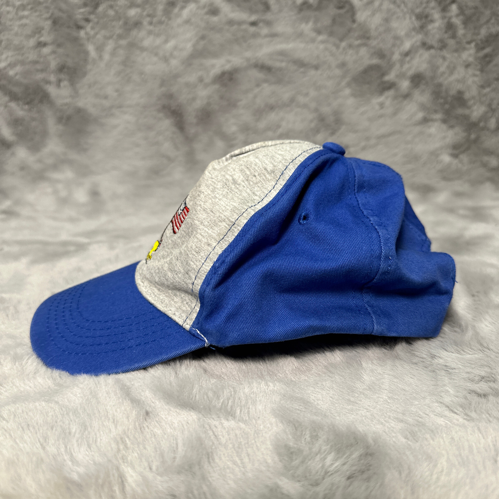 Peanuts Hat Blue Snapback Adjustable Americana Sn… - image 3