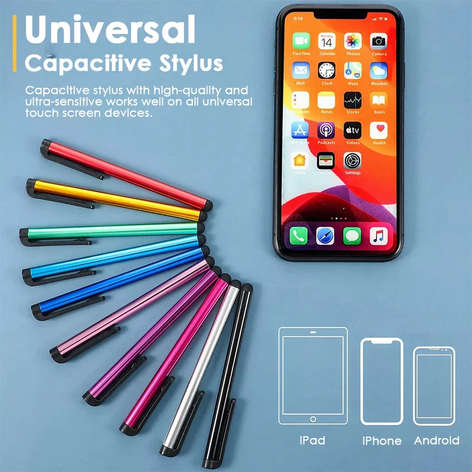 40pcs Capacitive Touch Screen Stylus Pen Universal Fr iPad iPhone Tablet Samsung - Image 2 of 4