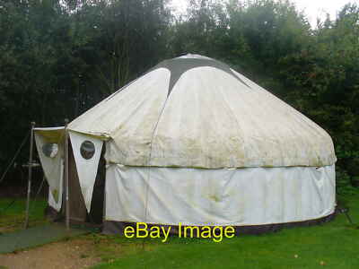 Photo 12x8 Yurt, London Wetland Centre Barnes Mongolian-style tent, used f c2011