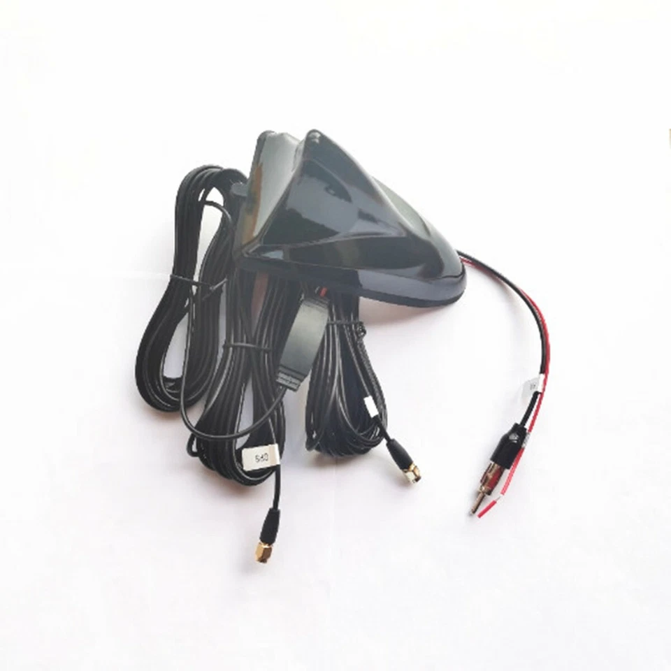Antenas de sinal FM/AM para carro antena barbatana de tubarão kit de sistema de navegação GPS teto automático - Imagem 3 de 4