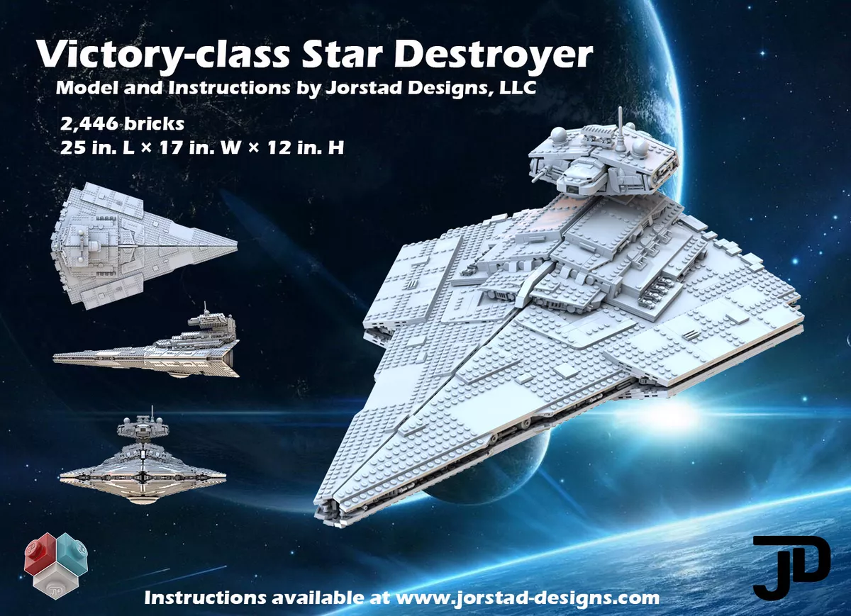 Star Wars UCS Victory Star Destroyer 75252 scale INSTRUCTIONS