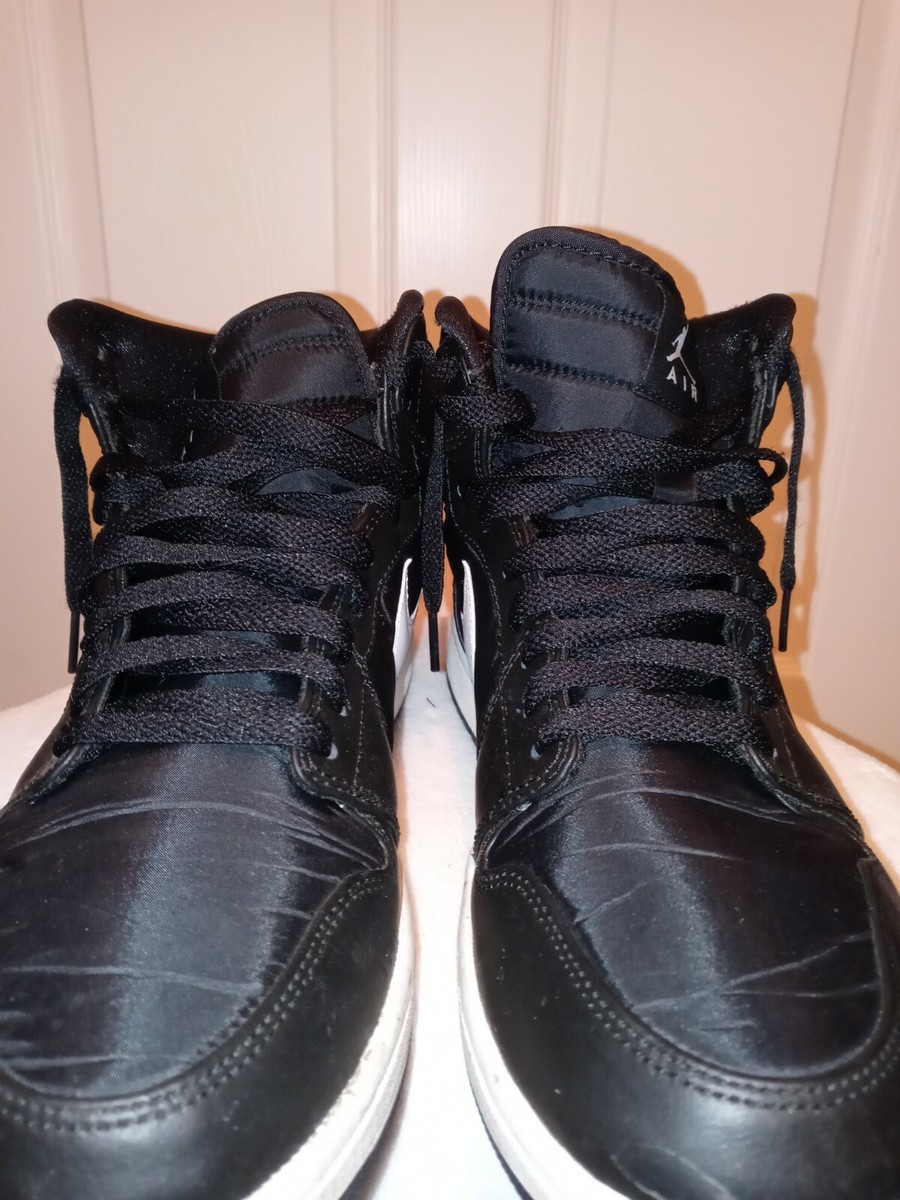 Nike Air Jordan Retro 1 Hi Strap size 10.5 Black White  display picture 2