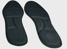 5D Memory Foam Insoles For Men/Women - Length  10.25" Can Be Cut Down - Black