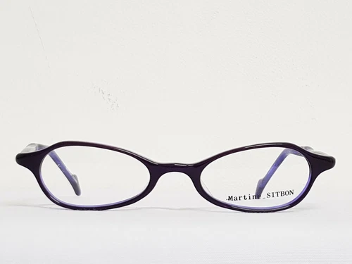 Martine Sitbon Eyewear 6244 Violet Purple blue Plastic Eyeglasses cat Eye frames