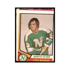 1974 O-Pee-Chee Lou Nanne (Damaged) Minnesota North Stars #325
