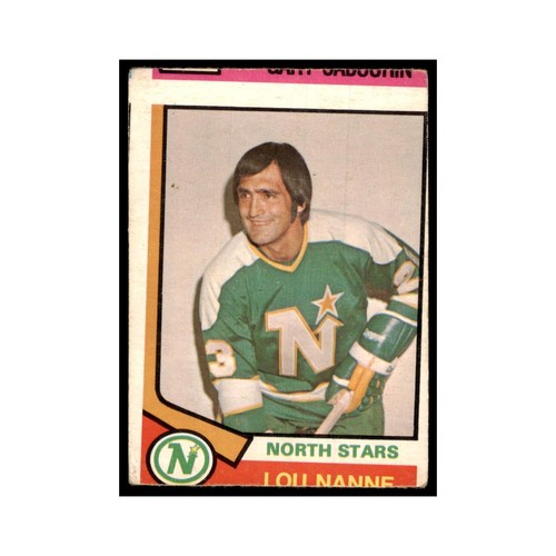 Lou Nanne #325 1974 O-Pee-Chee card