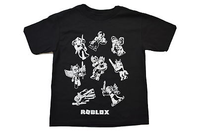 Roblox Characters In Space Kid's Black T-Shirt Short Sleeve Gamer's Tee  (6-7 Years) : : Clothing, Shoes & Accessories