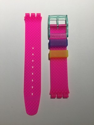 A scl100 Strap Swatch Band x Flash Arrow New Replacement Original Chrono'90  | eBay
