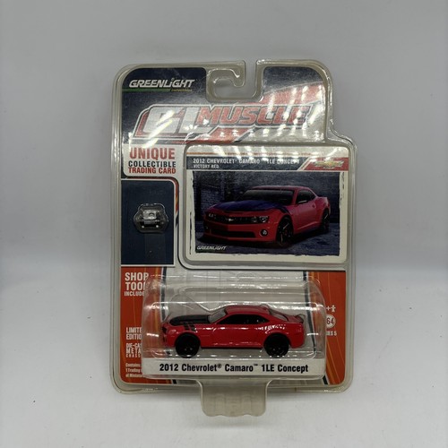 GREENLIGHT 1:64, GL MUSCLE RED 2012 CHEVROLET CAMARO 1LE CONCEPT CHASE, (BIN#2) - Picture 3 of 6