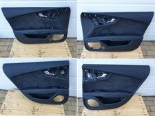 Audi RS7 4G A7 S7 Türverkleidungen Leder door boards leather soul blaue Nähte