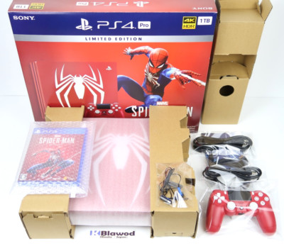 PS4 Marvels Spider Man Limited Edition Pro 1TB Box PlayStation 4