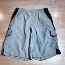 VTG NIKE Gray Tag Brown Cargo Shorts Mens Large 32x11.5 Streetwear