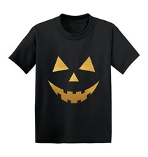 Pumpkin Face - Jack O' Lantern Halloween Scary October Kids T-shirt
