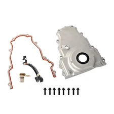 Engine Timing Cover w/Cam Sensor & Connector Harness For GM Chevy LS2 LS3 Gen IV