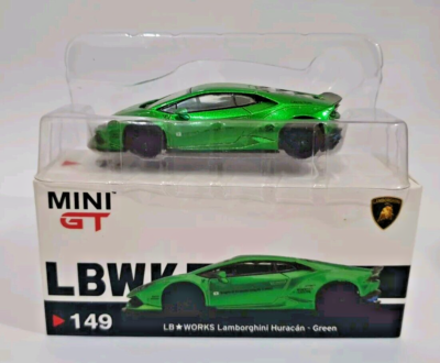 ☆minigt 149 Lamborghini　Huracan☆ MINI GT #149 LB☆WORKS Lamborghini Huracán Version 2 Green LHD – J