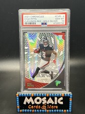 2021 RC PSA 10 GEM MT KYLE PITTS CLEAR VISION HOLO SILVER SSP /25 ROOKIE #CVR-4