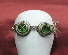 Nowe wysokiej jakości metalowe gogle steampunkowe RQ-BL w oryginalnym pudełku