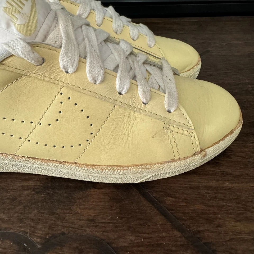 Nike Vintage Wimbledon Zapatos Tenis Entrenadores, Años 80 1983, EE. UU. Talla 7 Foto 3 de 4