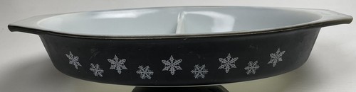 James A Jobling JAJ 1960s Snowflakes Casserole Oven Chocolate Brown Milk Glass - Picture 18 of 24