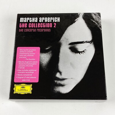 Martha Argerich The Collection 2 CD The Concerto Recordings 7-Disc Set