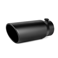 5 Inlet 6 Outlet 15 Bolt-on Stainless Steel Diesel Exhaust Tip Black Chrome 5 Inlet 6 Outlet 15 Bolt-on Stainless Steel Diesel Exhaust Tip Black Chrome