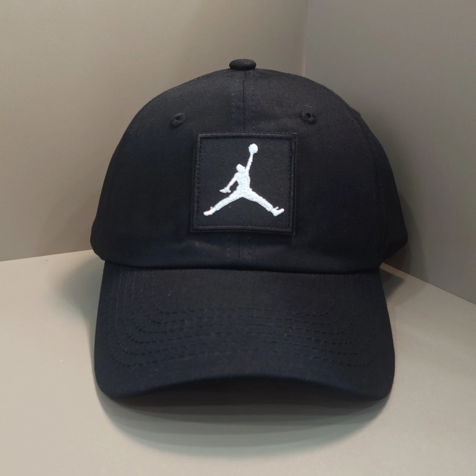 Jordan Unisex Outdoor Sports Black Square Logo Adjustable Baseball Cap
Opens in a new window or tab
