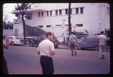 SL26 Slide 1967 Street Scene   Classic Cars & Architecture 926a