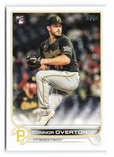2022 Topps Connor Overton #339 Rookie Pittsburgh Pirates