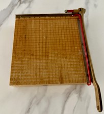 Vintage INGENTO 18"x18" Paper Cutter Ideal School Supply USA