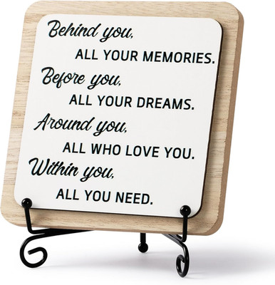 2026 Graduation Quote Decorations, Positive behind You All Your Memories Wooden