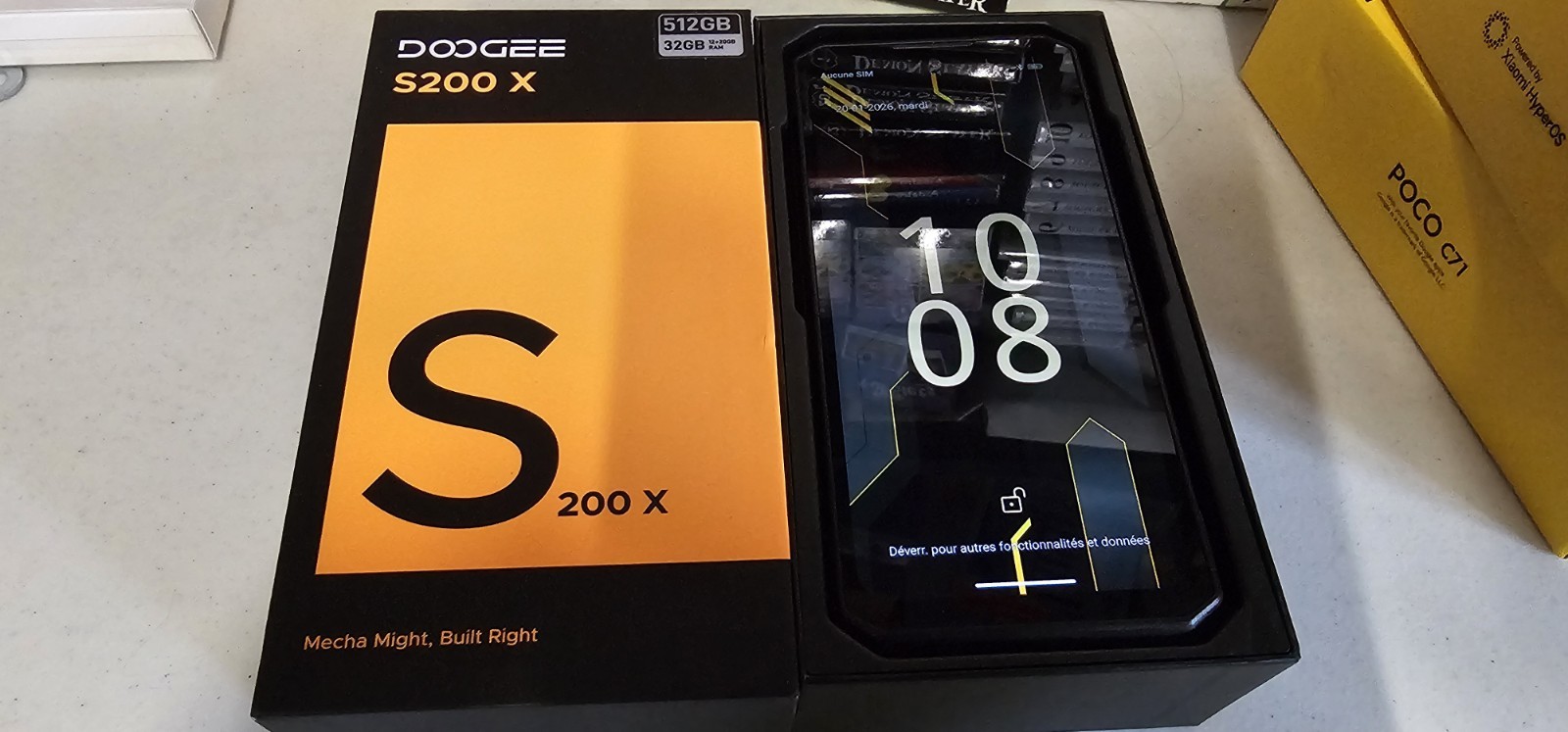 DOOGEE S200 X 5G le téléphone étanche idéal pour le chantier