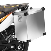 Motorrad Alukoffer FüR Suzuki DR 125 Sm, DR 650 SE Bagtecs Namib 35L Aluminium-S