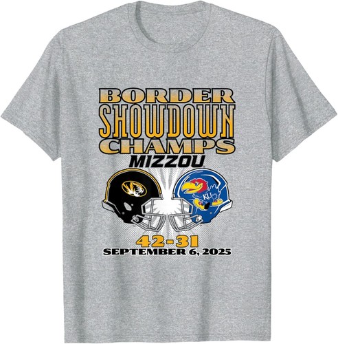 Mizzou Football - Border Showdown Champs - Missouri Tigers T-Shirt - Bild 4 von 4