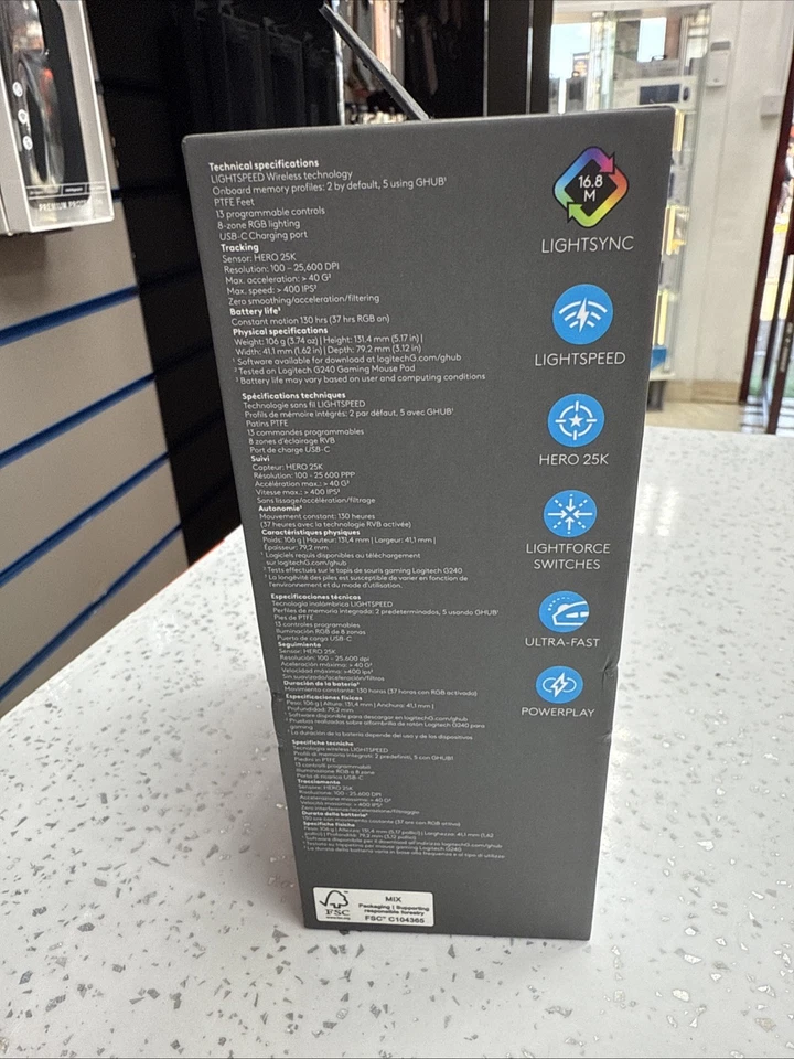 Logitech Gaming Mouse G502 X Plus Lightspeed Wireless Black - Image 3 of 3