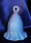 MURANO VENETIAN GLASS DIAMOND OPTIC BELL WITH LABEL — photo 1
