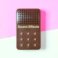 NPW Fart Sound Effect Machine Toy Funny Prank Brown