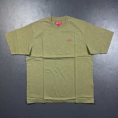 100% Authentic Supreme Small Box Logo Olive Tee Mens Size L | eBay