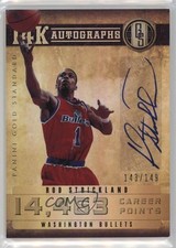 2011-12 Panini Gold Standard 14K Auto 143/149 Rod Strickland #53 Auto 6ed