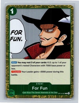 For Fun Foil OP14-037 The Azure Sea's Seven R NM