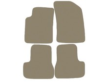 Fußmatten, Automatten für Citroen DS3 2008-2016, Dunkelbeige x14 Rand