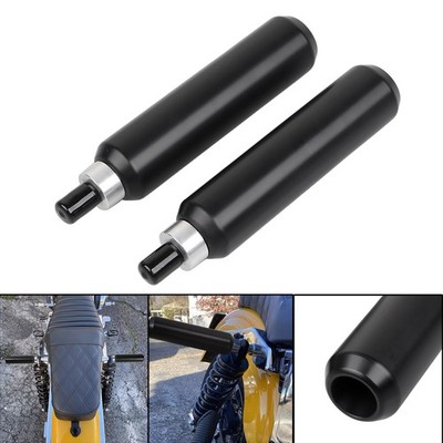 6.5” Rear Shock Frame Sliders For Harley Sportster 883/1200 (2004-2022) – Black Nylon (Pair)