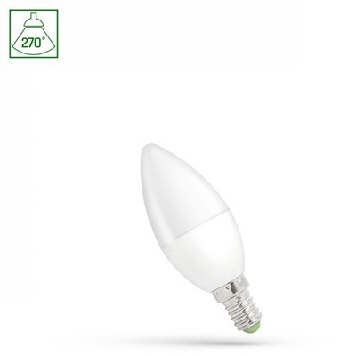 LED CANDLE C37 E-14 230V 1W WW