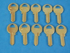 LOT OF TEN LOCKSMITH M1 KEY BLANKS FITS MASTE...