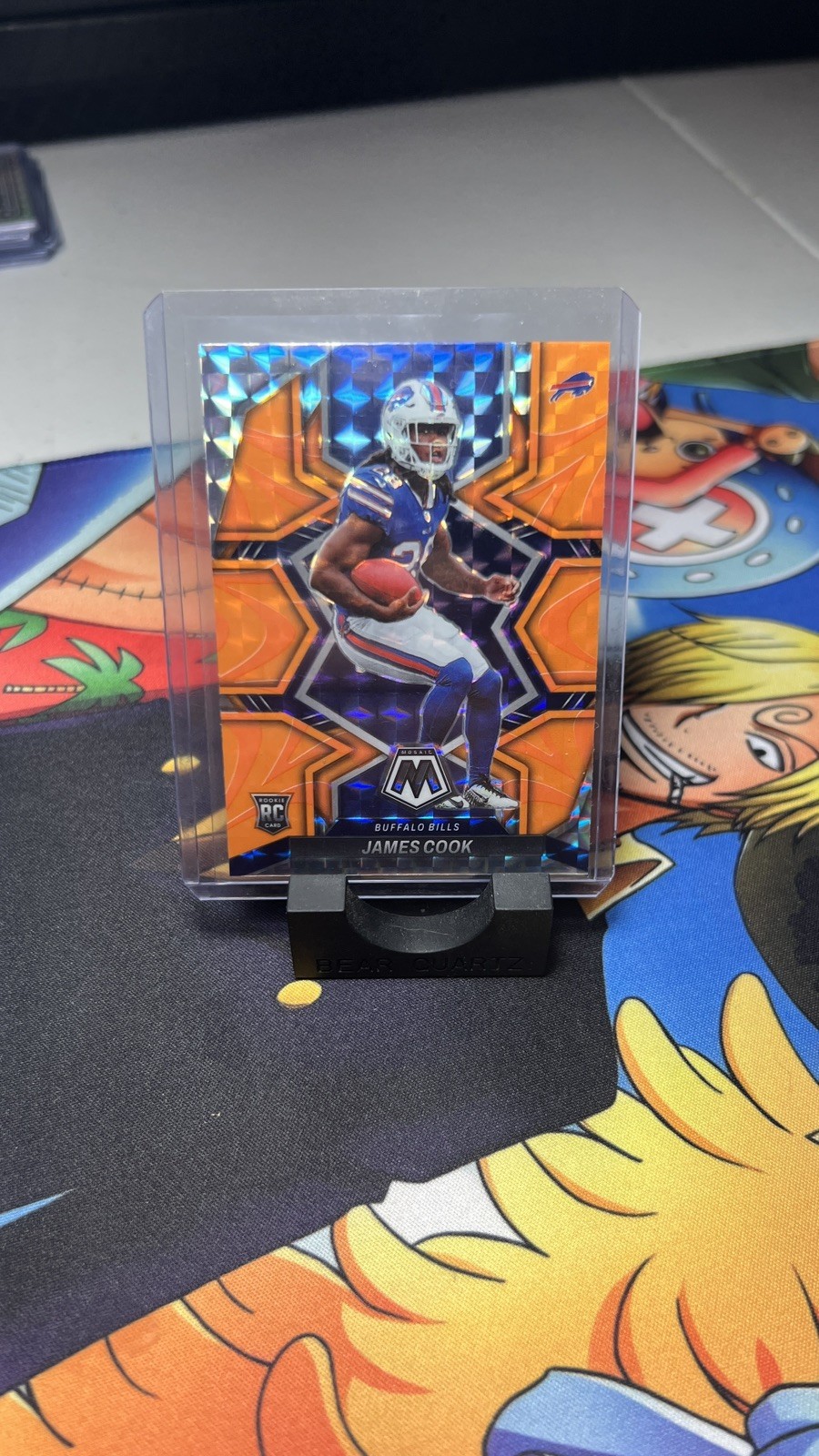 2022 Panini Mosaic #309 James Cook Mosaic Reactive Orange MINT