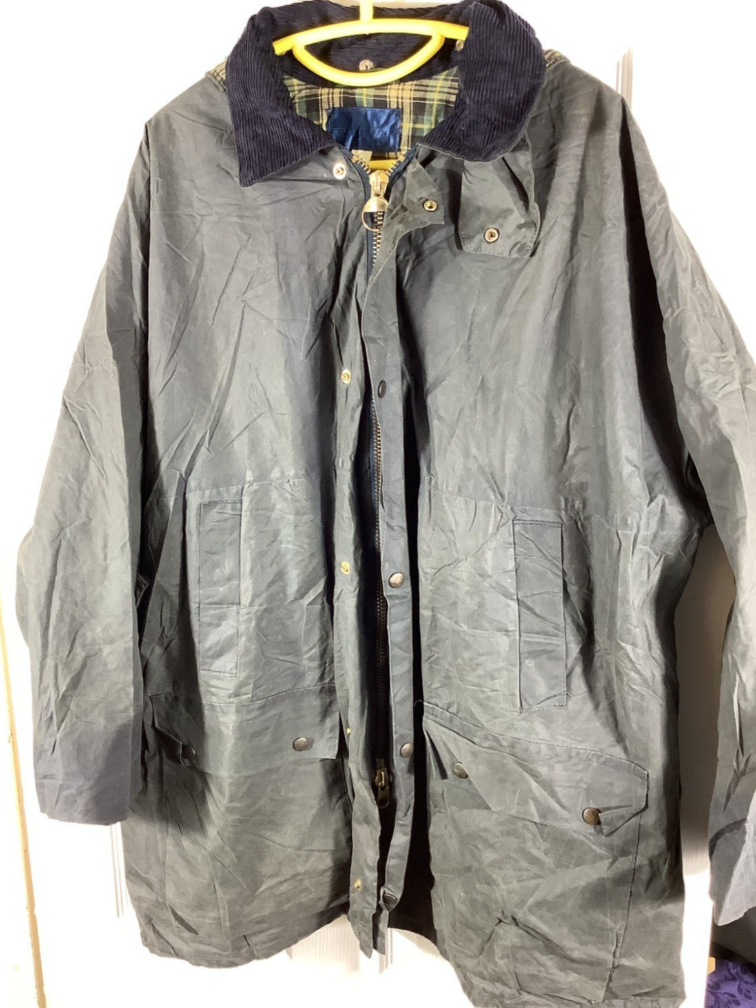 Eaton House Vintage Men's Dark Green Wax Jacket Large 314x image 2