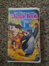 The Jungle Book VHS Disney Video Tape Black Diamond Classic Clamshell Good