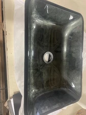 VIGO Donatello Bathroom Sink in Gray Onyx -VG07084