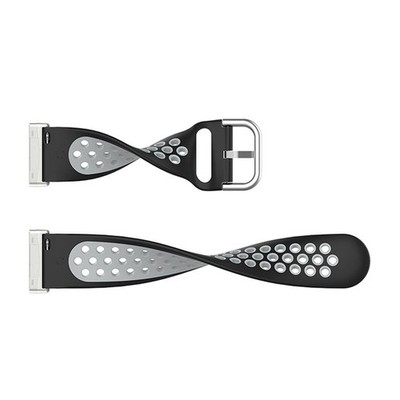 Uhrenarmband Belüftetes Armband Metall Kopfstück für Fitbit Versa4/Sense2 Uhr