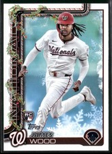 2025 Topps Holiday - James Wood (RC) Base Rookie #H94 - Washington Nationals